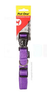 The Pet One Reflective Collar, Lead and Harness range is made from durable nylon and an eye catching reflective finish, to ensure your pet stands out from the crowd.

Pet One has an extensive range of Collars, Leads and Harnesses available. You are sure to find an accessory to suit the breed and personality of your pet and ensure they strut their stuff in style!