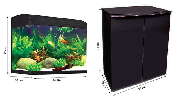 Aqua One AR620 AquaStyle Tank (gloss Black) 90L - Tank Only