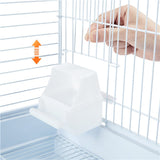 Open Top Travel Bird Cage with Open Play Top for Budgie Finch Green Cheek Canary
