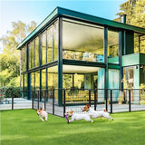 Yaheetech 2-Pack 8-Panel Pet Playpen with Gate Foldable Dog & Puppy Fence