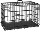 76 cm Dog Crate Foldable Metal Wire Dog Cage Pet Kennel