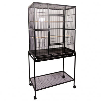 Avi One Bird Cage - 604 - Square Black 82x46x152cm