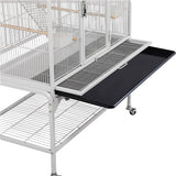 175.5cm H Extra Large Bird Cage Rolling Metal Pet Cage