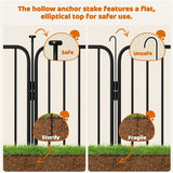 39.5"/100cm Dog Playpen Panels, Black Iron Round Tube Fence w/Door Dog Pen Fence