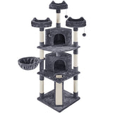 192cm Large Cat Tree – Multi-Level Cat Tower with Condo, Scratching Posts & Cat-Ear Perches
