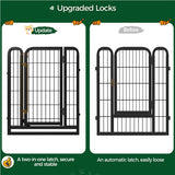 Yaheetech Heavy Duty Steel Expandable Pet Playpen Dog Pen 8-32 Panels, 80cm Height