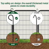 Yaheetech Heavy Duty Steel Expandable Pet Playpen Dog Pen 8-32 Panels, 80cm Height