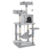 Multilevel Cat Tree Cat Tower Cat Scrathing Posts With Hammock