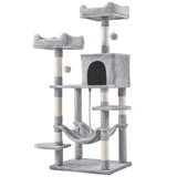 Multilevel Cat Tree Cat Tower Cat Scrathing Posts With Hammock