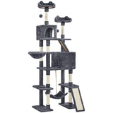 209cm H Cat Tree, Large Cat Tower, Multilevel Cat Tree