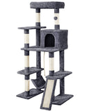 Large Cat Tower with Hammock Scratching Posts Condo Perch