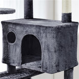 203cm H Plush Cat Tree Multilevel Indoor Cat Tower