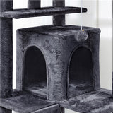 203cm H Plush Cat Tree Multilevel Indoor Cat Tower
