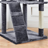 203cm H Plush Cat Tree Multilevel Indoor Cat Tower