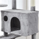 Yaheetech 80" Tall Cat Tree — Extra Large Multi-Level Cat Tower with Big Condo, Ladder & Scratching Posts