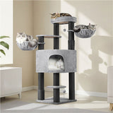 63″ Multilevel Heavy-Duty Cat Tree with Thick Scratching Posts