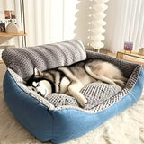 High Back Bolster Comfort Pet bed Dog Bed Super Thick Warm