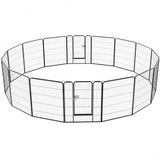 16 Panels 80cm Tall Heavy Duty Dog Pen Pet Playpen 10.8 Merters Long