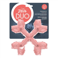 Zeus Duo Cross Bone Chicken Scent Coral 15cm