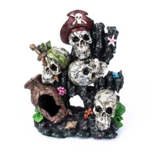 Aquaworld pirate skulls 15.5 x 10 x 19cm