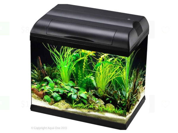 Aqua One EcoStyle 47 Rectangular Aquarium (black) 38L