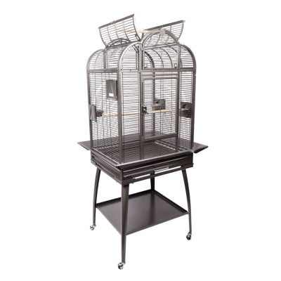 Avi One Parrot Cage - 826 Silver/Black 78x62x173cm