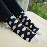 Save the Polka Dot Puffin Bamboo Socks