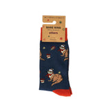 Save the Christmas Otter Bamboo Socks