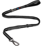 Bungee Dog Leash, 4-6FT No Pull Dog Leash with Car Seatbelt