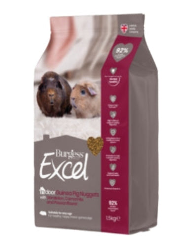 Burgess Excel Indoor Guinea Pig Nuggets 1.5kg