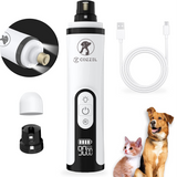 Pet Nail Grinder with 2 LED Lights Upgraded 3-Speed Electric Cordless