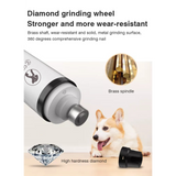Pet Nail Grinder with 2 LED Lights Upgraded 3-Speed Electric Cordless