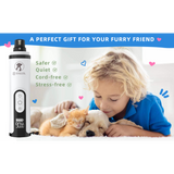 Pet Nail Grinder with 2 LED Lights Upgraded 3-Speed Electric Cordless