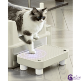 CatZest Stainless Steel Extra Large Cat Litter Box with High Sides – Leakproof, Easy Clean, Includes Scoop Footboard & Detachable Base