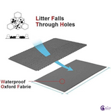 Cat Litter Mat Double Layer Waterproof Urine Proof Trapping Mat