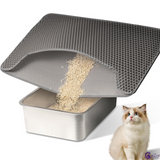 Cat Litter Mat Double Layer Waterproof Urine Proof Trapping Mat