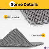 Cat Litter Mat Double Layer Waterproof Urine Proof Trapping Mat