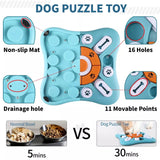 Dog Puzzle Toys, Squeaky Treat Dispensing Dog Enrichment Toys for IQ