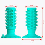 Dog Teeth Cleaning Squeaking Molar Rod Play Bite Toothbrush Toy