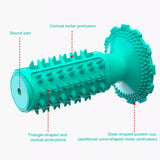 Dog Teeth Cleaning Squeaking Molar Rod Play Bite Toothbrush Toy
