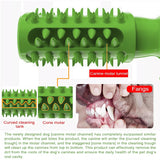 Dog Teeth Cleaning Squeaking Molar Rod Play Bite Toothbrush Toy