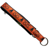 Orange & Black Soft Martingale Collar