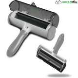 GroomWhiz Portable Pet Hair Remover – Reusable Lint Roller Perfect for Furniture, Couch, Carpet, Clothing & Bedding