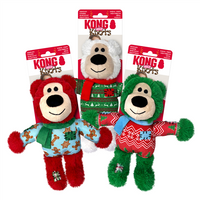 KONG Holiday Wild Knots Bear Assorted Sm/Md