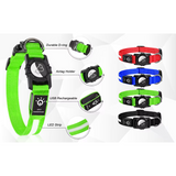 Light Up Dog Collar – USB-C Rechargeable & Waterproof LED, High-Visibility Nylon for Night Walking