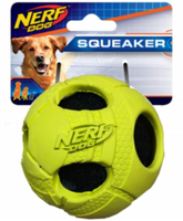 Dog toy. Nerf Tennis Ball Rubber Wrapped Squeaker 7.6cm