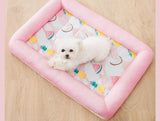 M Soft Breathable Pet Lay Cooling Mat Pad Bed For Summer Dog Cat Pup