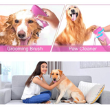 PAWMOM Dog Paw Cleaner Upgraded 2 In 1 Portable Dog Paw Washer