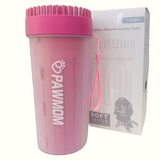 PAWMOM Dog Paw Cleaner Upgraded 2 In 1 Portable Dog Paw Washer