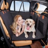 PAWMOM Pet Car Seat Cover Upgraded 6-IN-1 Waterproof & Scratch Proof Nonslip with Heavy-Duty Hard Bottom